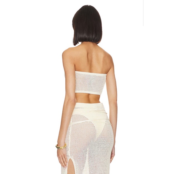 New LPA Soline Midi Top in Ivory, Size S - Picture 3 of 7